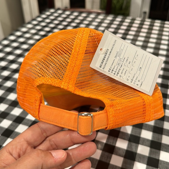 🌸HAVE A NICE DAY orange Steve Madden trucker hat - Picture 2 of 4